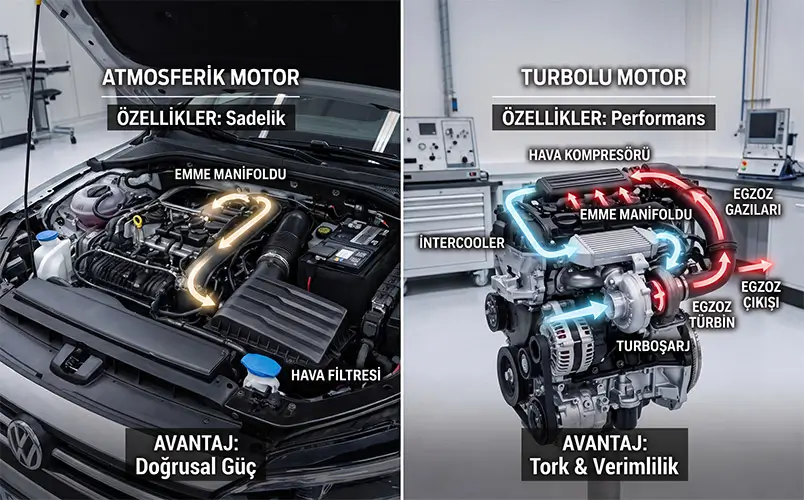 Atmosferik ile Turbolu Motor Arasındaki Farklar